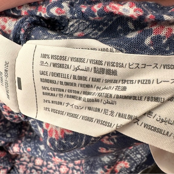 Vintage Y2K Boho Preppy Babydoll Tank Top Small - Picture 5 of 6